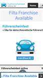 Mobile Screenshot of fuehrerscheintestonline.de